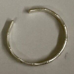 .999 PLATED FINE BAMBOO STYLE BRACELET FOR WOMEN, UNBRANDED, VERY PRETTY